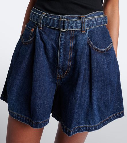 Sacai Short en denim à ceinture - Sacai - Modalova