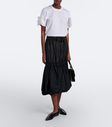 T-shirt en coton à nœud - Noir Kei Ninomiya - Modalova