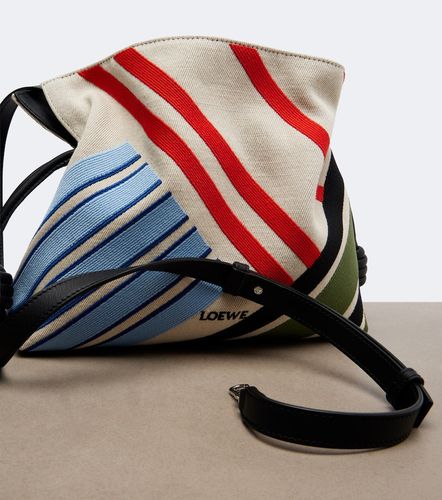 Pochette Flamenco Medium à rayures - Loewe - Modalova