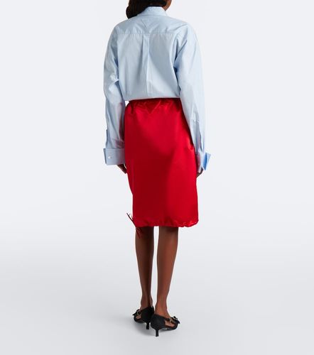 Prada Jupe midi en satin de soie - Prada - Modalova