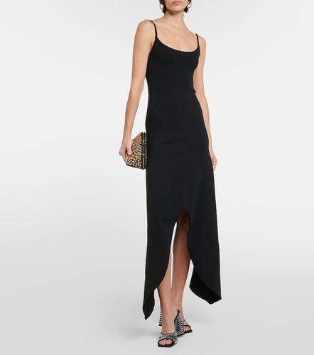 Robe midi en jersey et plumes - The Attico - Modalova
