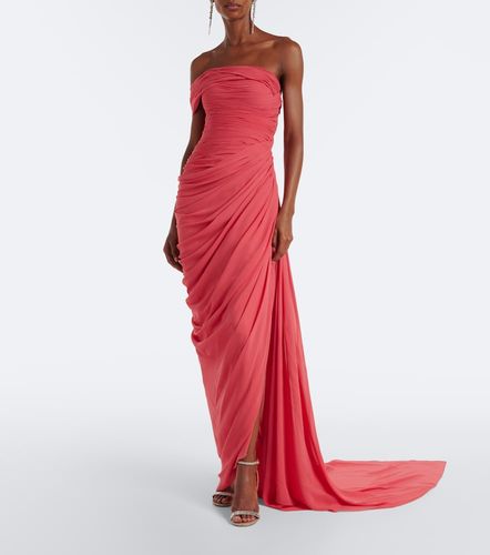 Robe longue en soie - Oscar de la Renta - Modalova