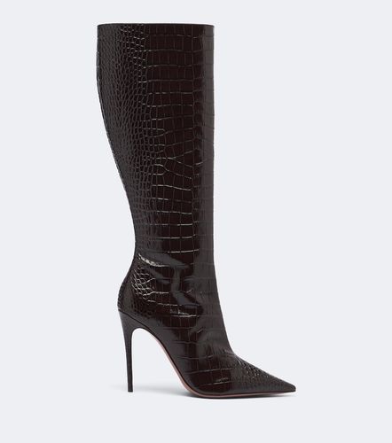 Bottes Vera en cuir façon croco - Paris Texas - Modalova