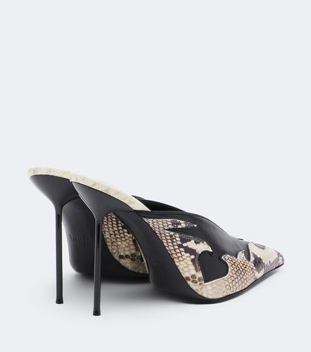 Mules Lidia Queen of Hearts en cuir - Paris Texas - Modalova