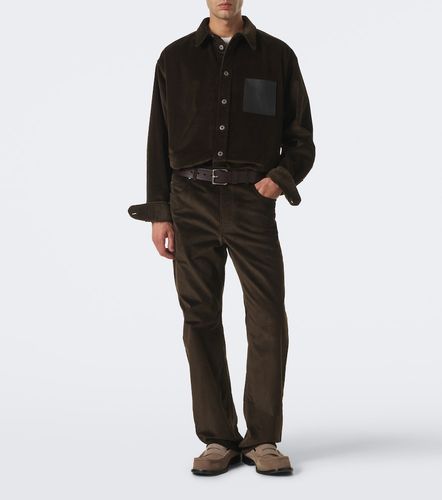 Pantalon droit en velours côtelé de coton - Loewe - Modalova