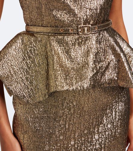 Robe de cocktail péplum en cloqué - Roland Mouret - Modalova