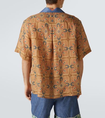 Chemise en lin à imprimé - Valentino Garavani - Modalova