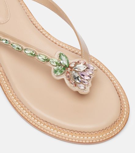 Tongs en cuir à ornements - Simone Rocha - Modalova