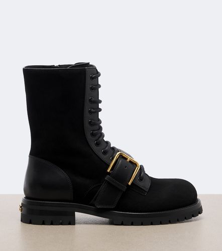 Bottines DG en daim et cuir - Dolce&Gabbana - Modalova