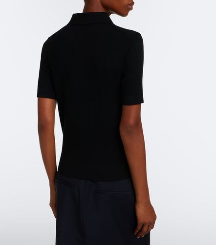 Tory Burch Polo en laine à logo - Tory Burch - Modalova