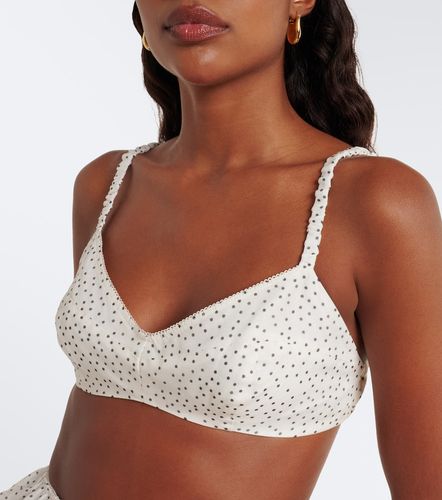SIR Brassière en soie à pois - SIR - Modalova
