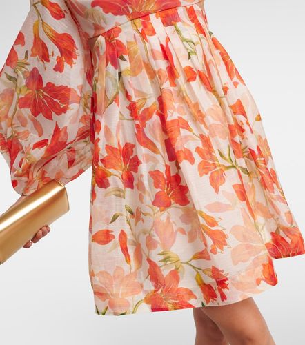 Robe Tranquillity en lin et soie à motif floral - Zimmermann - Modalova
