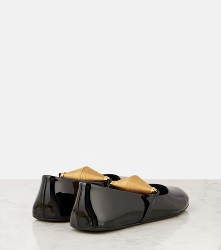 Alaïa Ballerines Jewel en cuir verni - Alaia - Modalova