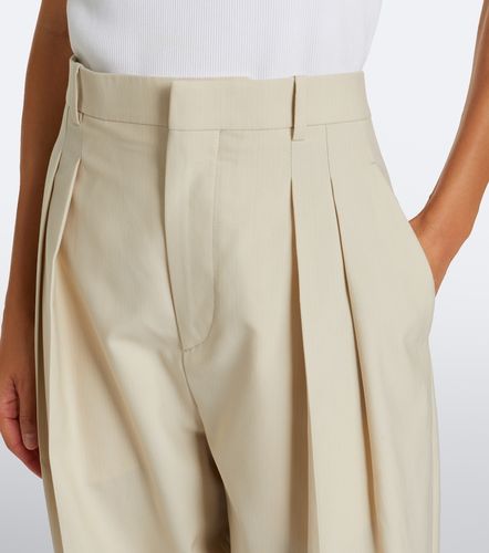 Pantalon ample en laine et coton - Bottega Veneta - Modalova