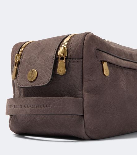 Trousse de toilette en cuir - Brunello Cucinelli - Modalova
