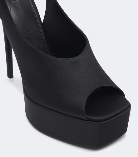 Sandales à plateforme Ornella en satin - The Attico - Modalova
