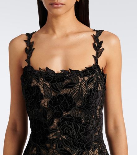 Robe de cocktail en guipure - Carolina Herrera - Modalova