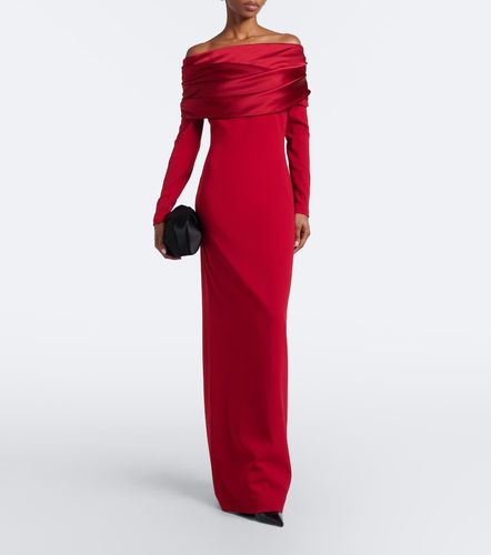 Robe longue Bradshaw en satin et crêpe - Solace London - Modalova