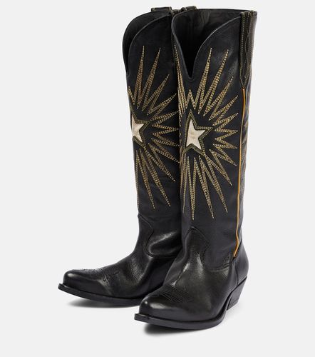 Bottes santiags Wish Star en cuir - Golden Goose - Modalova