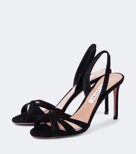 Aquazzura Sandales Tati 85 en daim - Aquazzura - Modalova