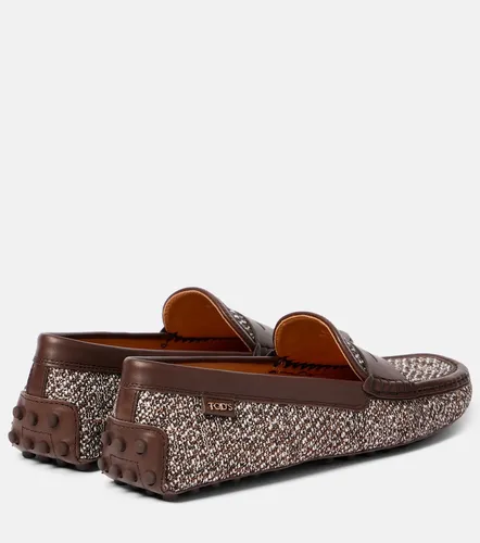 Mocassins Gommino en tweed et cuir - Tod's - Modalova