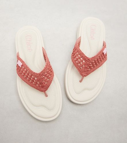 Chloé Tongs La Poolette en crochet - Chloe - Modalova