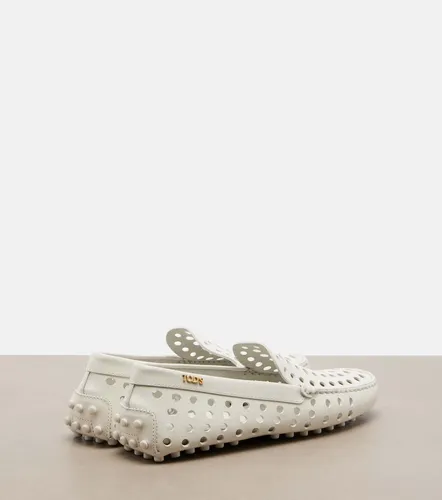 Mocassins Gommino en cuir perforé - Tod's - Modalova