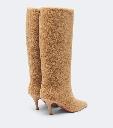 Bottes Mona en shearling - Amina Muaddi - Modalova