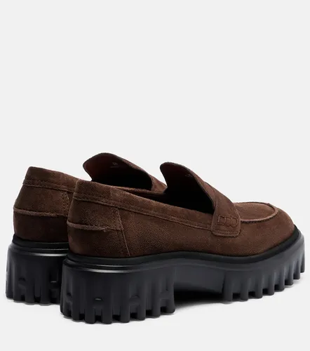 Mocassins H700 à plateforme en cuir - Hogan - Modalova