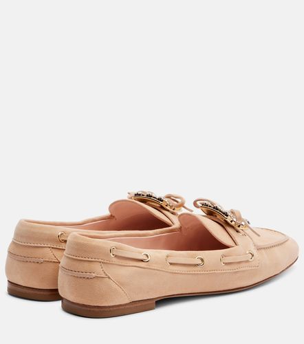 Chaussures bateau Boat Strass en daim à ornements - Roger Vivier - Modalova