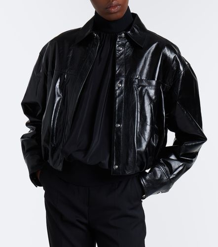 Sportmax Veste courte en cuir - Sportmax - Modalova