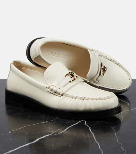 Mocassins Addie en cuir à logo - Jimmy Choo - Modalova