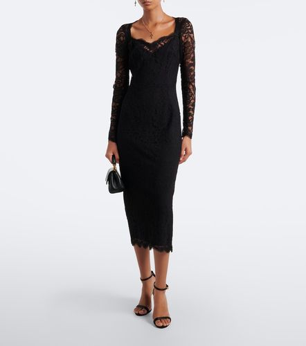 Dolce&Gabbana Robe midi en dentelle - Dolce&Gabbana - Modalova