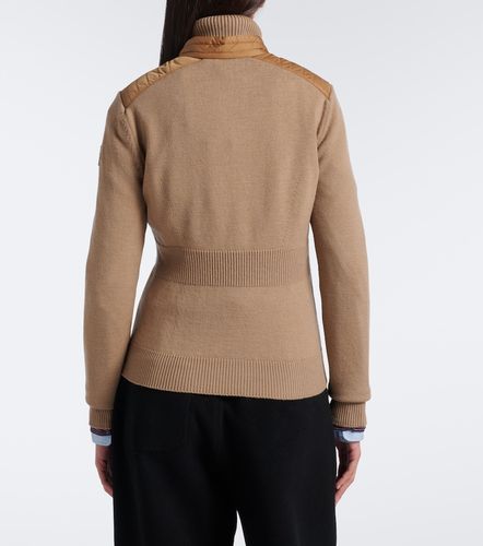 Cardigan matelassé en laine mélangée - Moncler Grenoble - Modalova