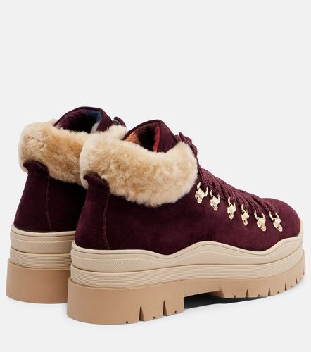Bottines Arosa en daim et shearling - Bogner - Modalova