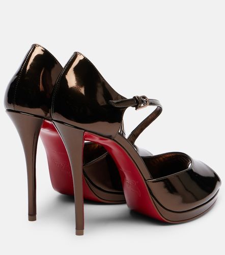 Sandales Miss Zigourata 120 en cuir miroir - Christian Louboutin - Modalova