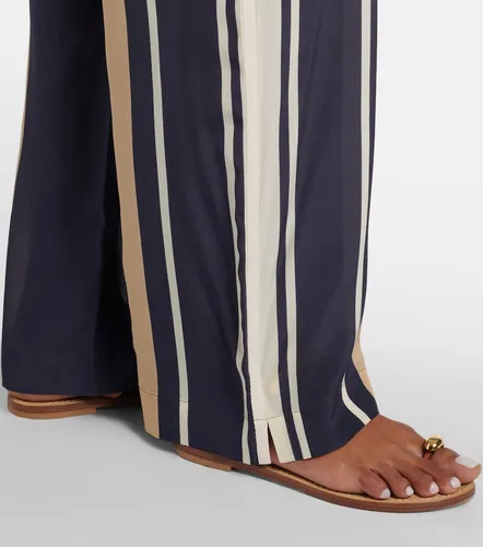 Pantalon ample Pietra imprimé en soie - SIR - Modalova