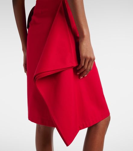 Loewe Jupe midi en coton et soie - Loewe - Modalova
