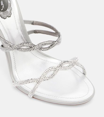 Sandales Cleo en satin à ornements - Rene Caovilla - Modalova