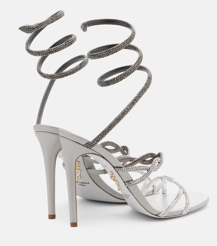 Sandales Cleo en satin à ornements - Rene Caovilla - Modalova