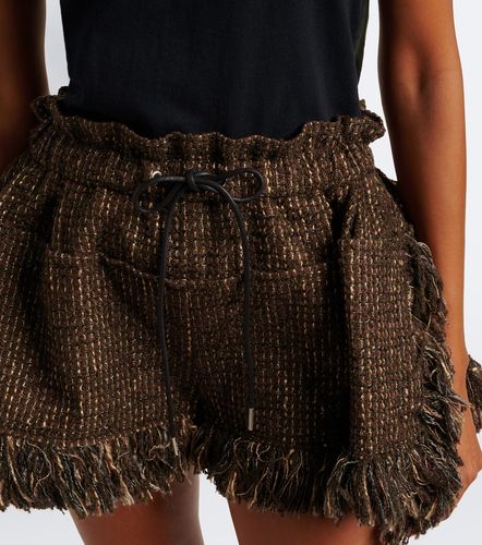 Short en tweed de laine mélangée - Sacai - Modalova
