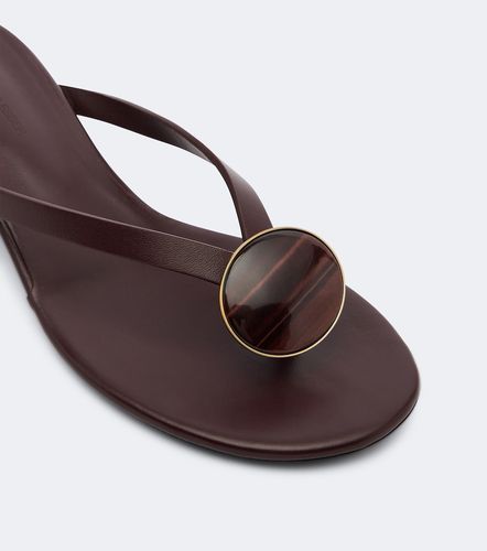 Mules compensées Aura Quartz en cuir - Christopher Esber - Modalova