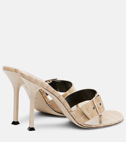 Mules Helix 95 en cuir verni embossé - Christen - Modalova