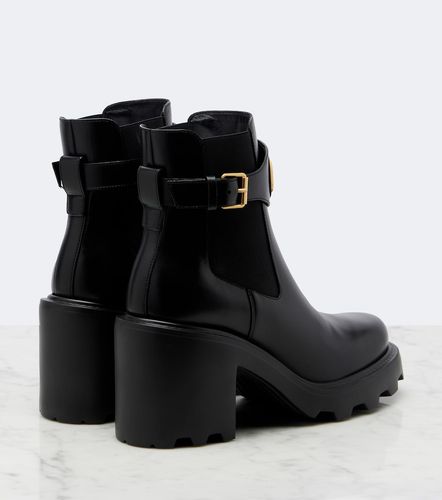Bottines Beatle VLogo en cuir - Valentino Garavani - Modalova