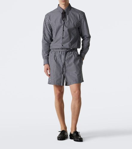 Chemise en popeline de coton à rayures - Saint Laurent - Modalova