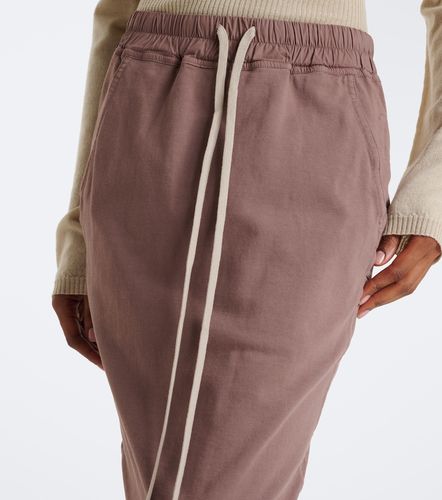 Jupe longue DRKSHDW Pull On Pillar en coton - Rick Owens - Modalova