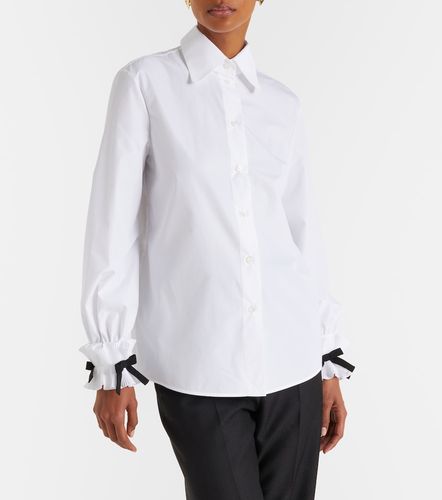 Chemise en popeline de coton à nœuds - Valentino Garavani - Modalova