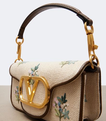 Sac Locò Small en lin - Valentino Garavani - Modalova