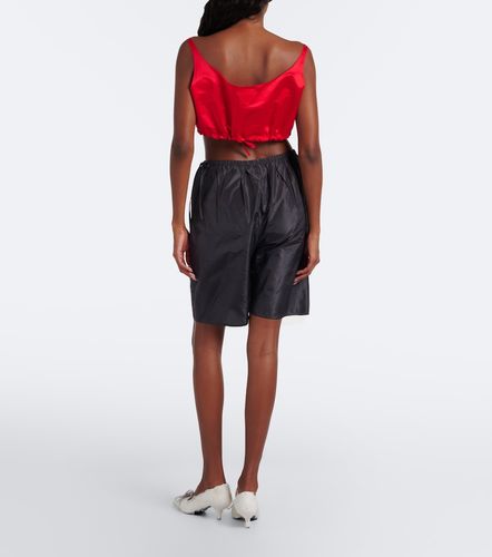 Prada Bermuda en taffetas de soie - Prada - Modalova