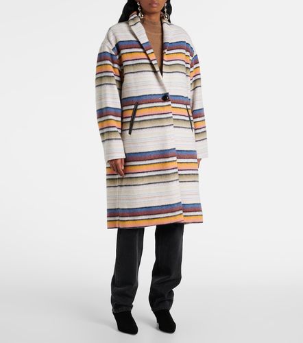 Manteau en laine mélangée à rayures - Marant Etoile - Modalova